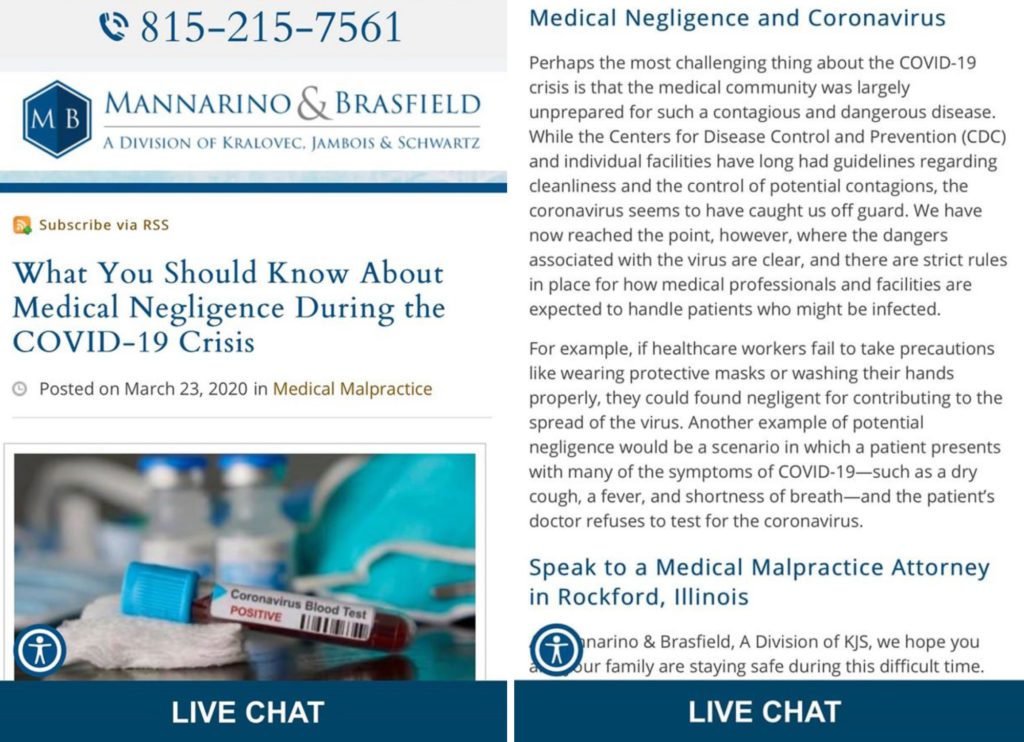 Mannarino Brasfield Kralovec Jambois Schwartz COVID Coronavirus Ad